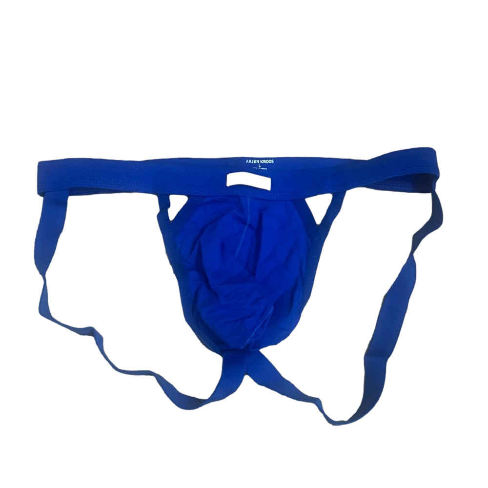 Arjen Kroos Blue Jock Strap Men’s Athletic Supporter Stretch Underwear L